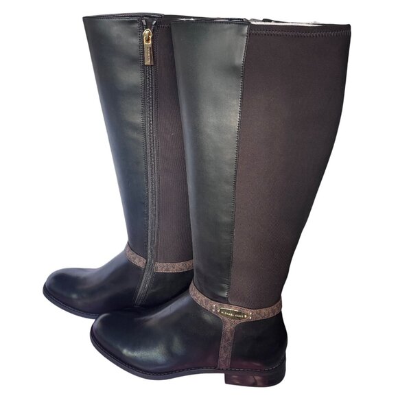 Michael Kors Finley Wide-Calf Riding Boots Women’s Size 8 - Picture 7 of 8
